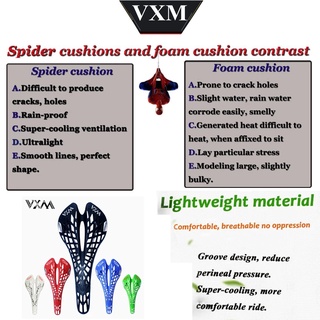 【New High Quality】Ultralight Plastic Bike Saddle Ergonomic Shock Absorption