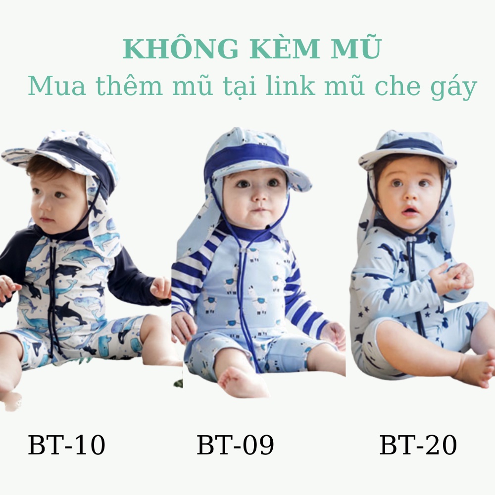 Đồ Bơi Bé Trai Cao Cấp Kiểu Dáng Dễ Thương (Ảnh thật)