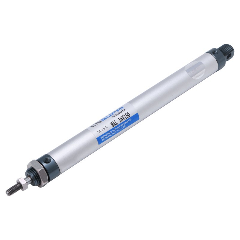 Xi lanh nén khí gắn động cơ xe oto, xi lanh khí nén mal 16*25-50-75-100-150-200-250-300