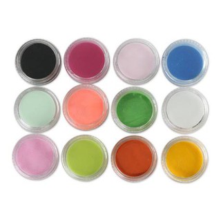 Set bột đắp hoa 12 màu