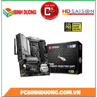 Bo mạch chủ - Mainboard MSI Mag B460M Mortar Wifi