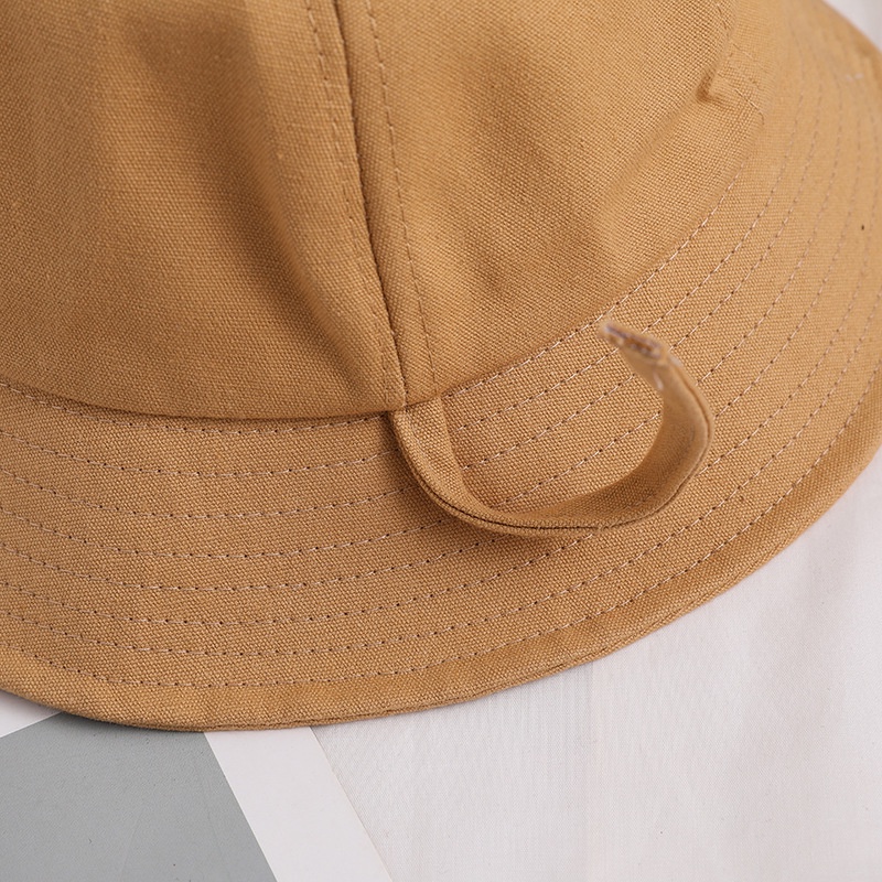 Nón Tai Bèo Chống Nắng Màu Trơn Phong Cách Nhật Bản Dễ Thương Cho Nữ