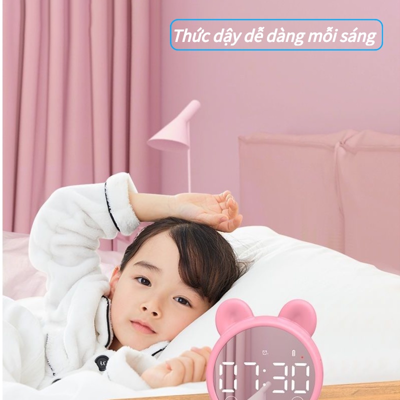 [Mã ELHACE giảm 4% đơn 300K] Loa mini gương ngoài trời đa chức năng với hình dán hoạt hình dễ thương