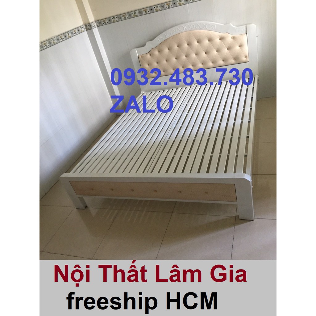 Giường sắt hộp cao cấp LG-103 HCM