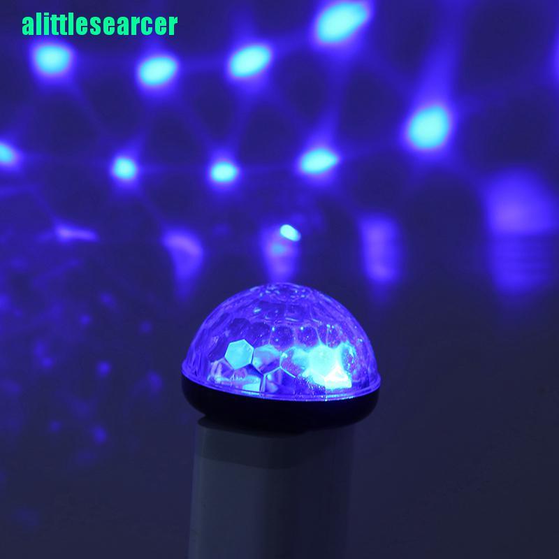 1 Đèn LED USB RGB Mini Nhiều Màu Trang Trí Nội Thất Xe Hơi