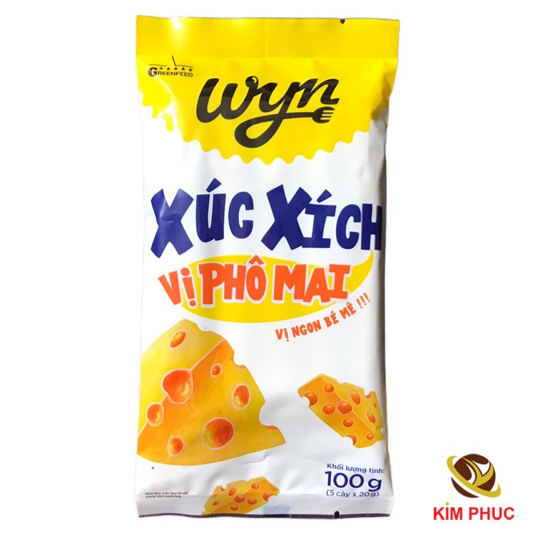 Xúc xích phô mai Wyn thau 500g (100g*5 gói) | BigBuy360 - bigbuy360.vn