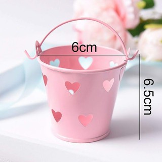 Xô trái tim đựng đồ size mini