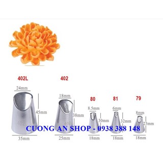 Đuôi bắt kem hoa cúc đúc