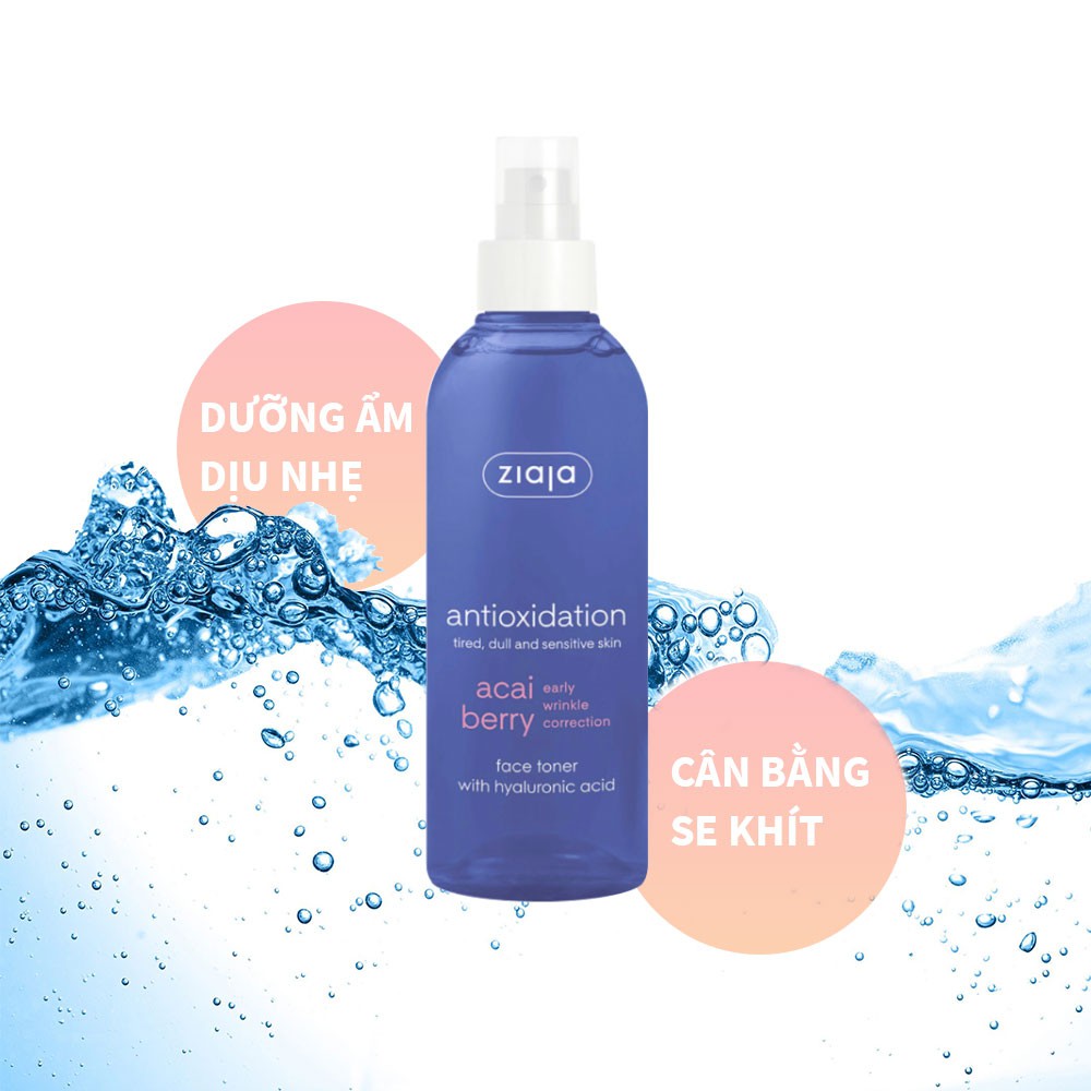 XỊT CÂN BẰNG DƯỠNG ẨM HYALURONIC CHỐNG OXY HÓA – ZIAJA – 200ML | BigBuy360 - bigbuy360.vn