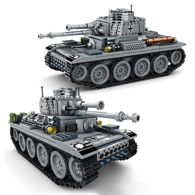 Bộ lắp ráp xe tank 66005 cỡ nhỏ 38T xe quân sự