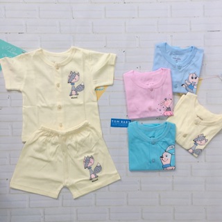 Bộ cộc tay cài giữa Uala'kids cho bé