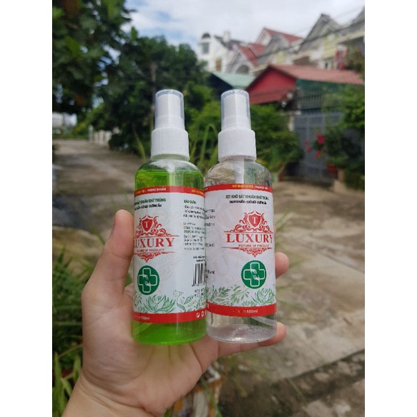 Xịt rữa tay khô luxury 100ml