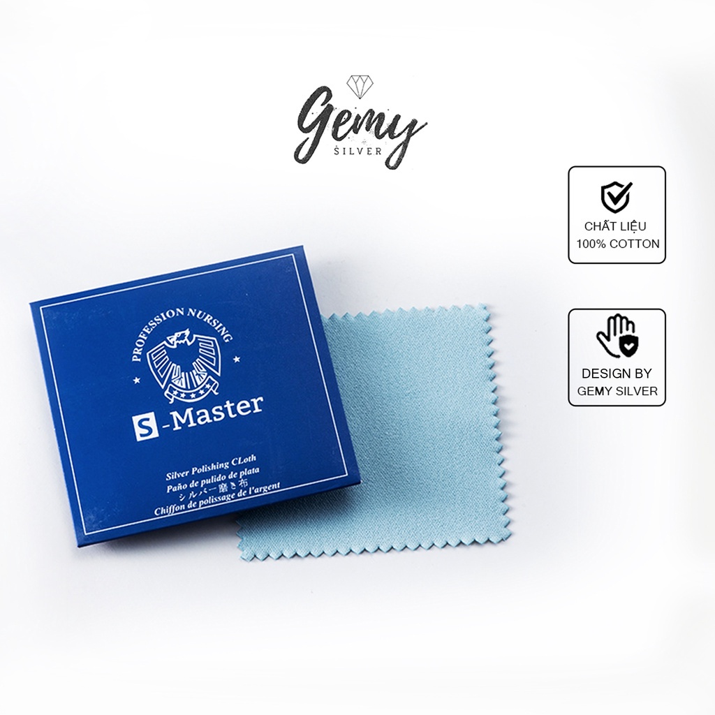 Khăn lau bạc, khăn làm sáng bạc nhanh chóng, tiện lợi| GEMY SILVER