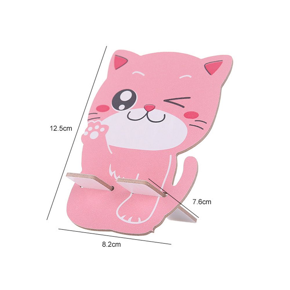 Giá đỡ điện thoại để bàn hình mèo dễ thương nhiều màu