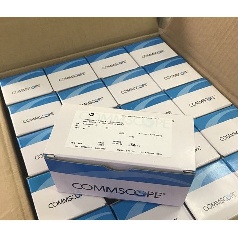 Đầu bấm mạng , hạt mạng RJ45 cat6 Commscope