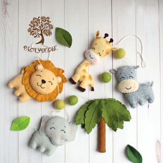 [❤️RẺ NHẤT SHOPEE❤️] Treo Nôi Sắc Màu - Kích Thích Thị Giác Cho Bé - Đồ Chơi Giáo Dục Montessori Bộ Sư Tử Xanh