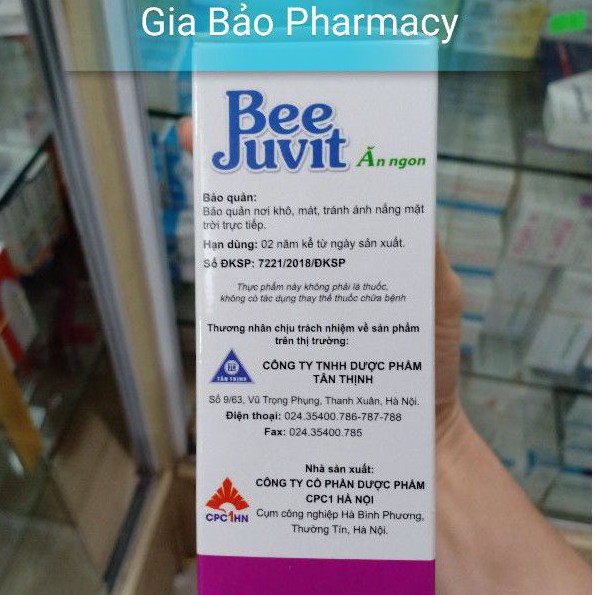 BEE JUVIT ăn ngon giúp bé ăn ngon miệng