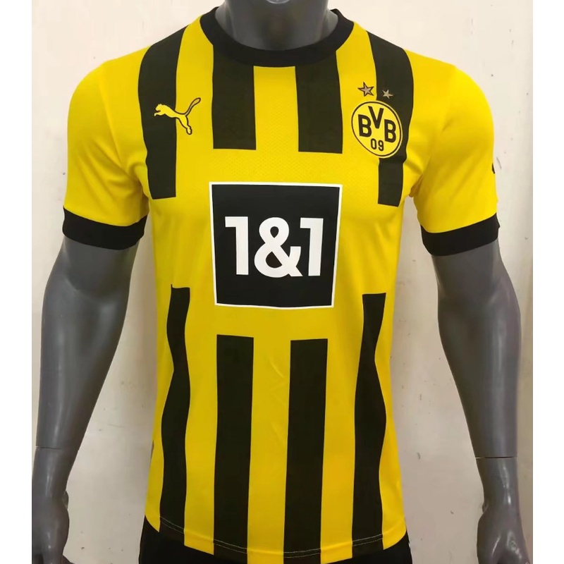 Áo Bóng Đá Ngắn Tay Đội Tuyển Dortmund Size S-XXL 22-23