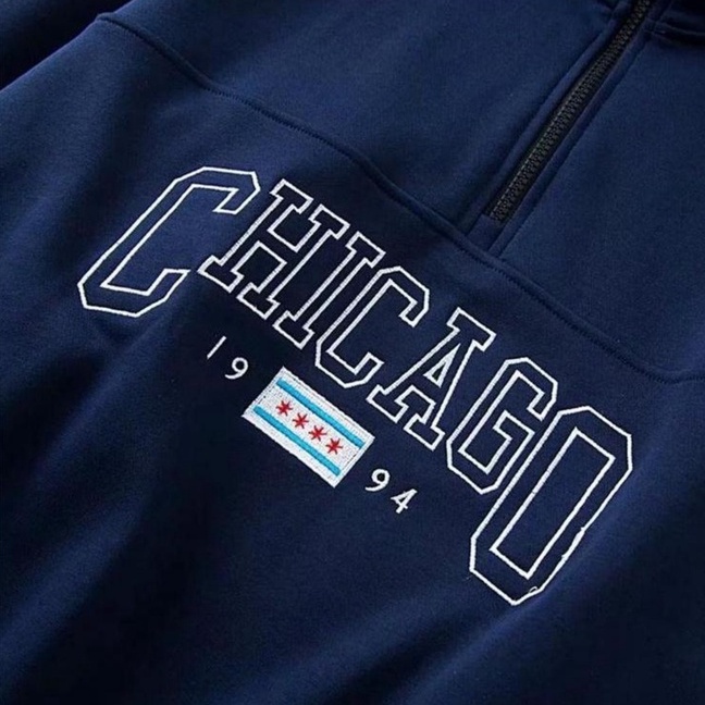 Áo Sweater Nam Nữ Khóa Cổ Chicago 1994 - Áo Thu Đông Chất Nỉ Ngoại Mềm Mịn Unisex Hottrend 2021 X.Store