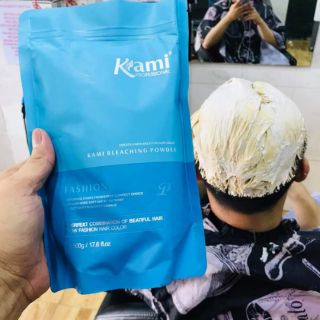 Bột Tẩy tra xanh Kami  không rát tóc
