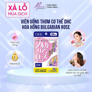 [Mã 253FMCGSALE giảm 8% đơn 500K] Viên uống thơm cơ thể Nhật Bản Bulgarian Rose 20 ngày