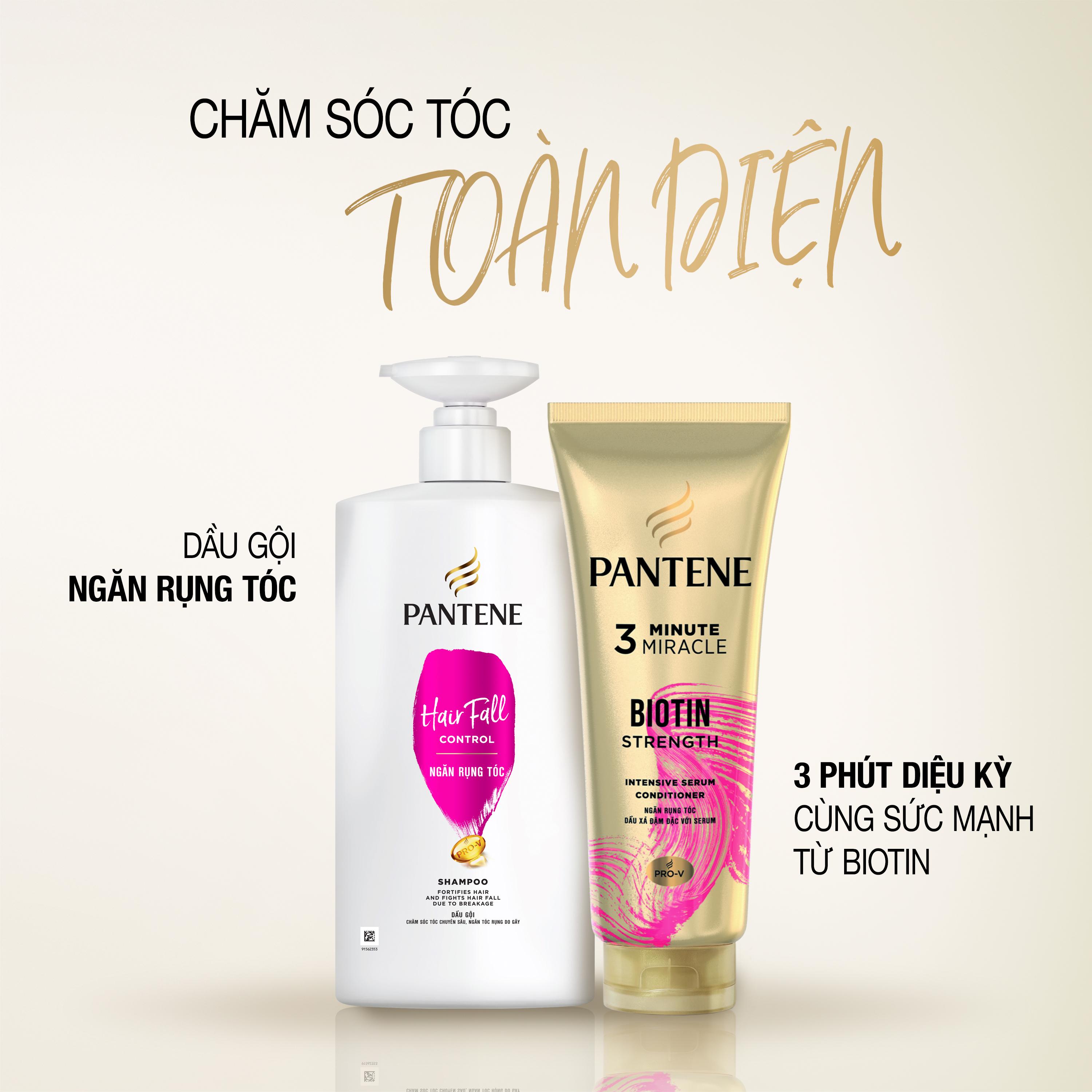 Bộ Dầu gội Pantene 900ML & Kem xả 3 phút diệu kỳ 300ML