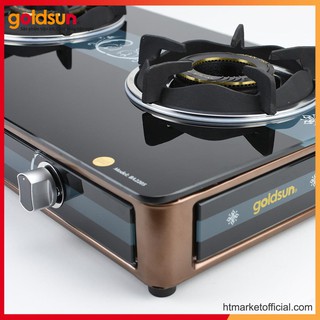 Bếp ga siêu tốc goldsun ba2205 - mặt kính cương lực chính hãng tại hcm