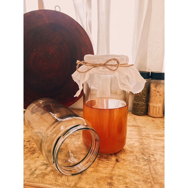 Hũ thủy tinh 1000ml - Đựng gia vị, đồ uống, nuôi scoby làm trà Kombucha
