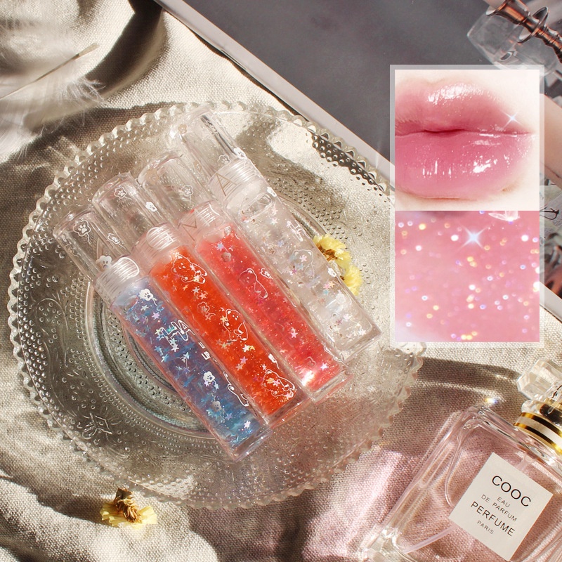 [Hàng mới về] Son bóng dưỡng ẩm màu sắc lấp lánh thời trang OMGA