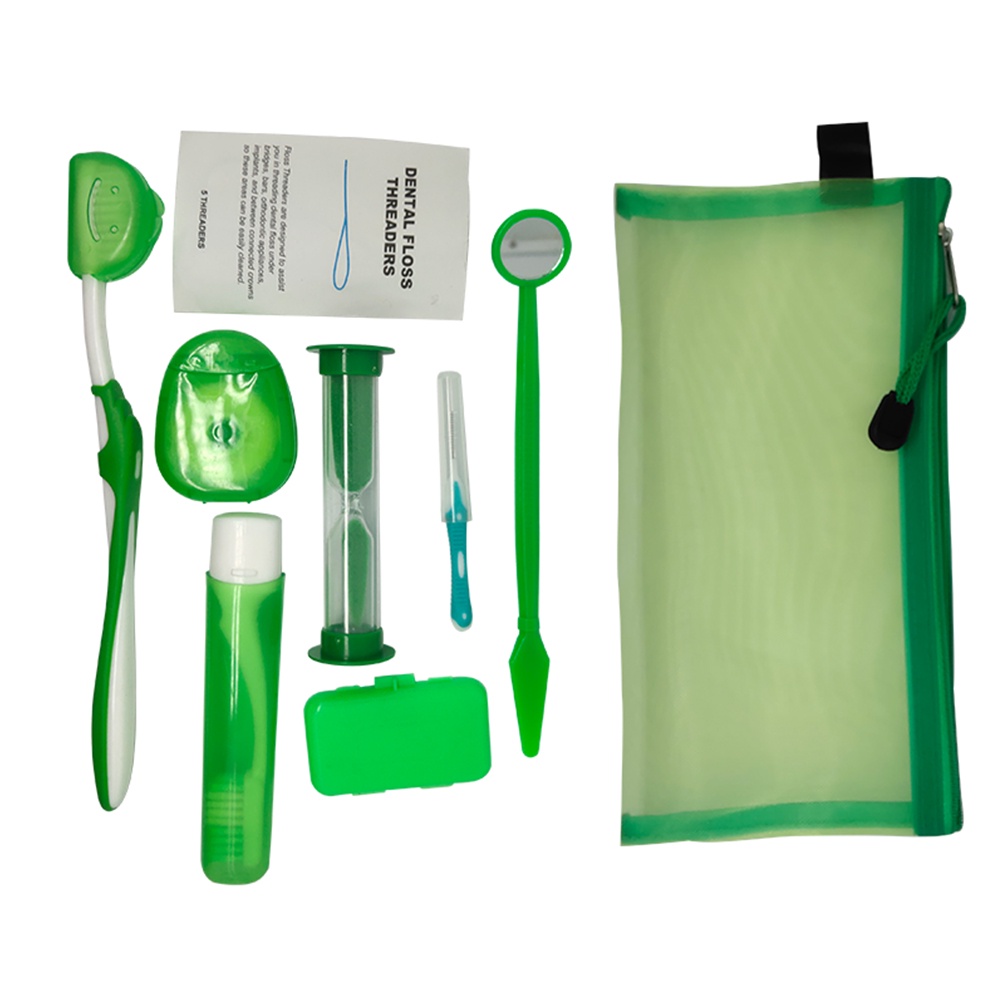 Set 8 Bàn Chải Đánh Răng Chỉnh Nha Chuyên Dụng