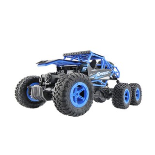 Xe Điều Khiển Địa Hình Rock Crawler 6 Bánh 3 Cầu Mạnh Mẽ