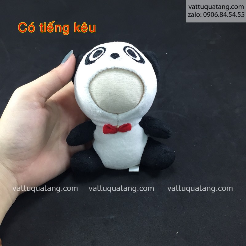 Phôi gấu bông in hình 3D lên gấu trúc 14cm kêu &quot;I love you&quot;