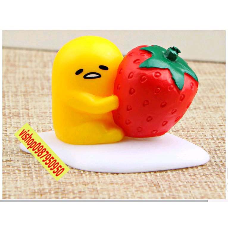 MÔ HÌNH ỐP LA GUDETAMA-Móc khóa trứng lười gudetama. siu siu rẻ