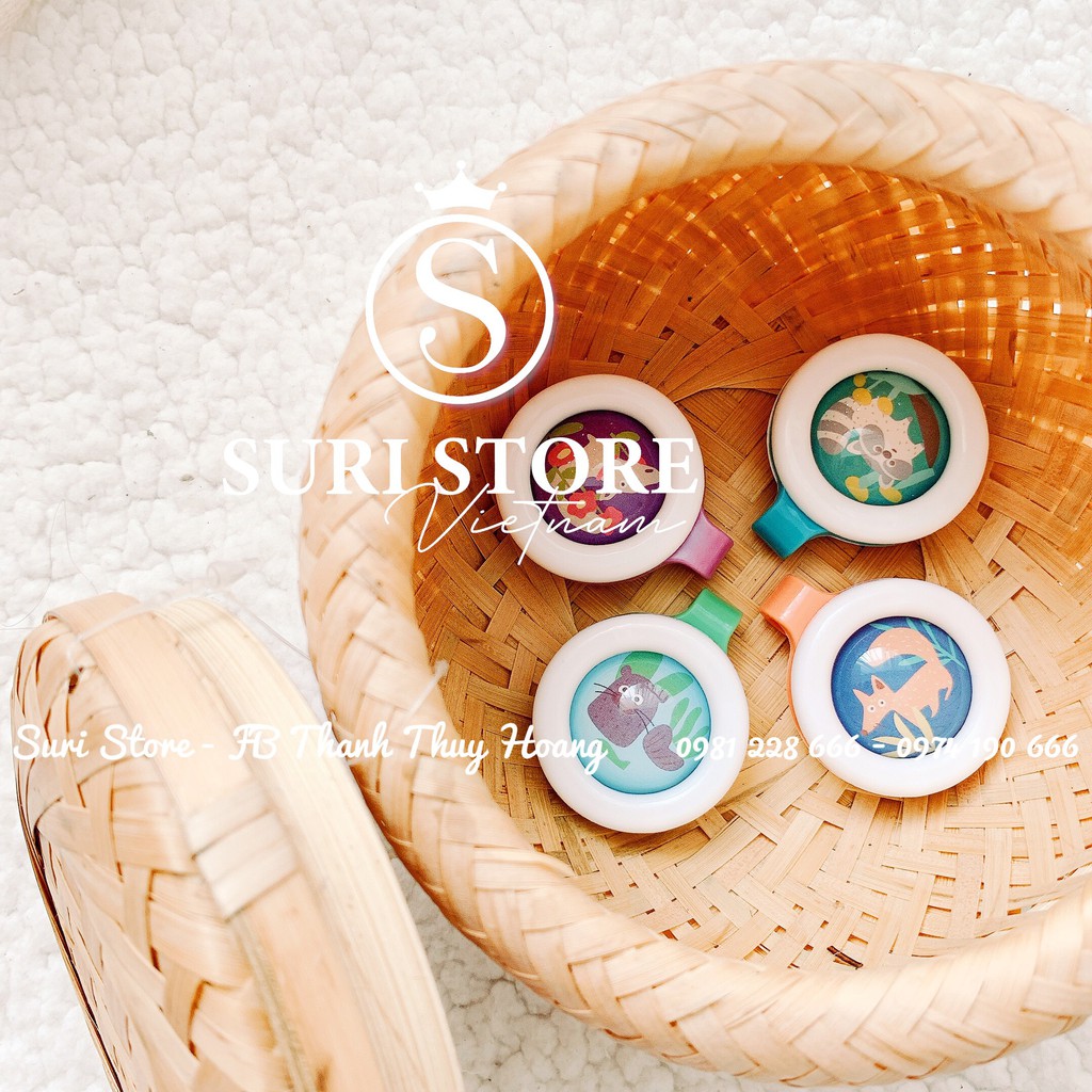 Kẹp chống muỗi cho bé hương tự nhiên KUB (set 4 cái)