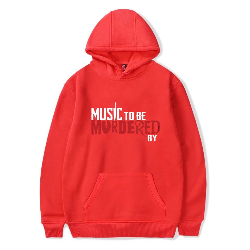 Áo hoodie in Logo Music To Be Murdered By Eminem 2021 phong cách Harajuku thời trang cho cặp đôi