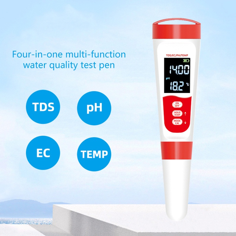 Máy Đo Độ PH / EC / TDS / Temp Kỹ Thuật Số Chuyên Dụng