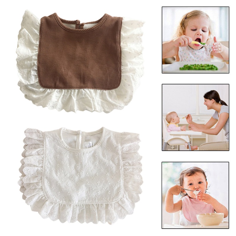 Yếm ăn cotton mềm mại cho bé sơ sinh