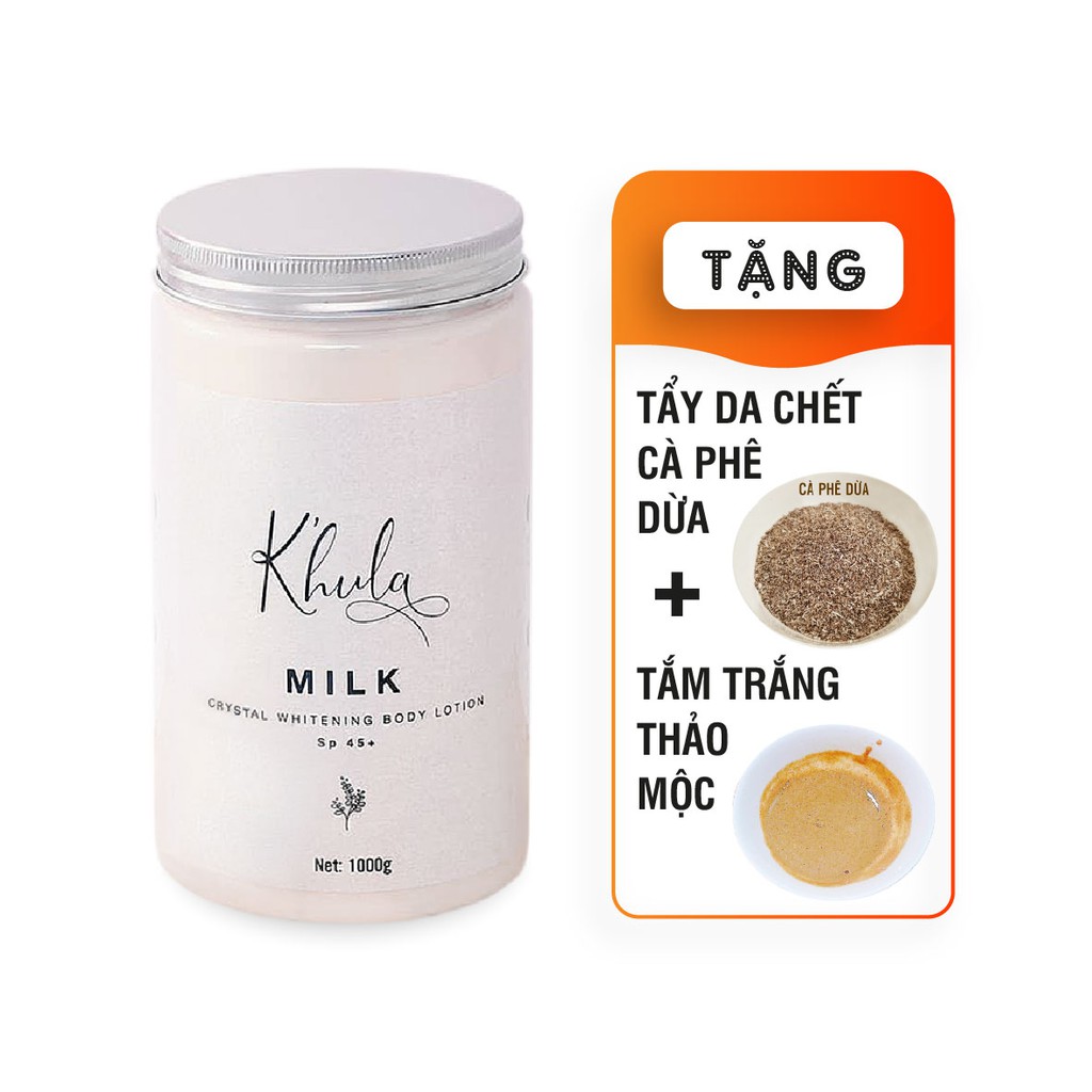 [HỘP 1KG BIG SIZE] Kem dưỡng thể trắng da Body Milk ko bết rít, dưỡng trắng da body toàn thân giá sỉ | BigBuy360 - bigbuy360.vn