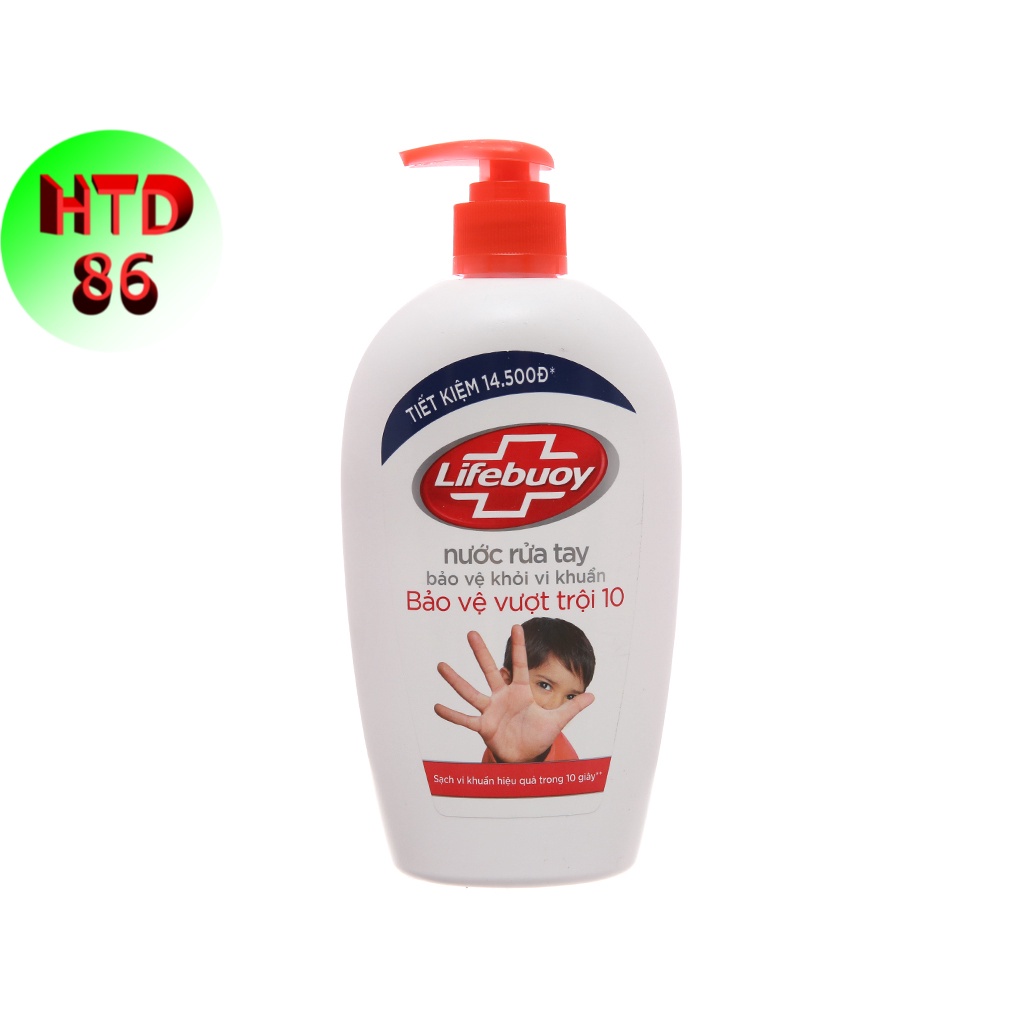 Nước rửa tay lifebuoy chai 500g