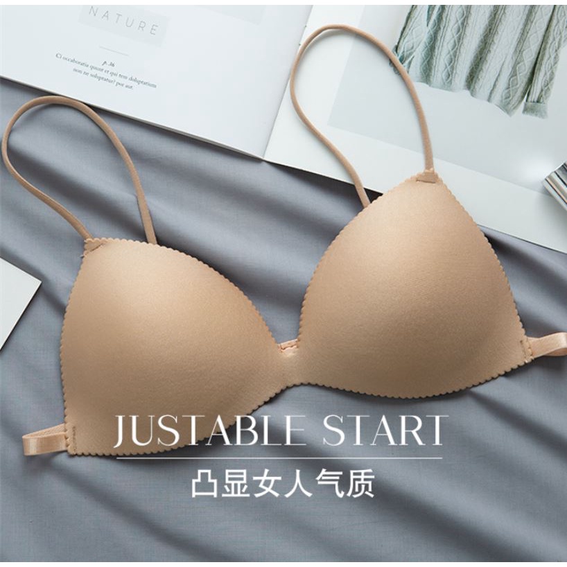 Bra Wanita Model One-Piece dengan Bahan Tipis dan Bergaya