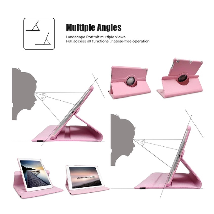 Bao da máy tính bảng PU ARESKO thích hợp cho IPad 10.2 8 2020 2017 2018 9.7 Air 4 10.9 Pro 10.5 11 M1/ 2 3 4 Mini 12345