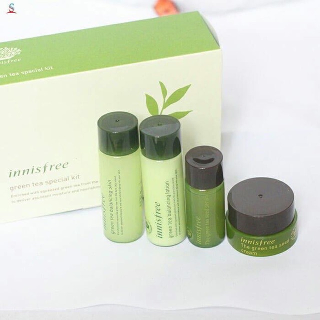 ( Có sẵn ) Bộ Kit Dưỡng Da Trà Xanh Innisfree Green Tea Special Kit | BigBuy360 - bigbuy360.vn