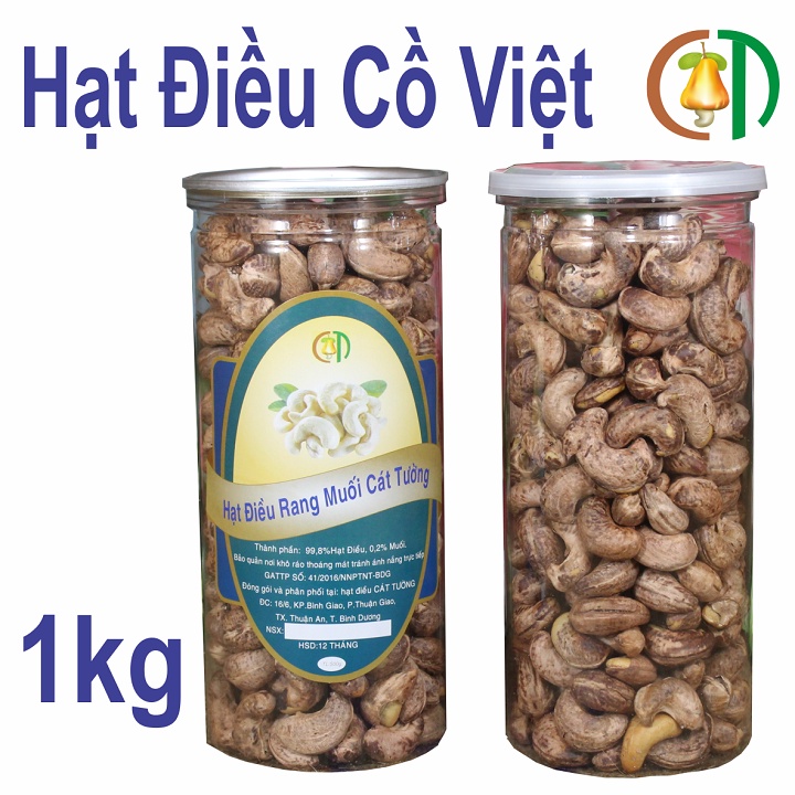 1KG HẠT ĐIỀU RANG MUỐI BÌNH PHƯỚC NGUYÊN HẠT CÒN VỎ LỤA LOẠI CỒ (460 HẠT/KG) HÀNG RANG MỚI MỖI NGÀY