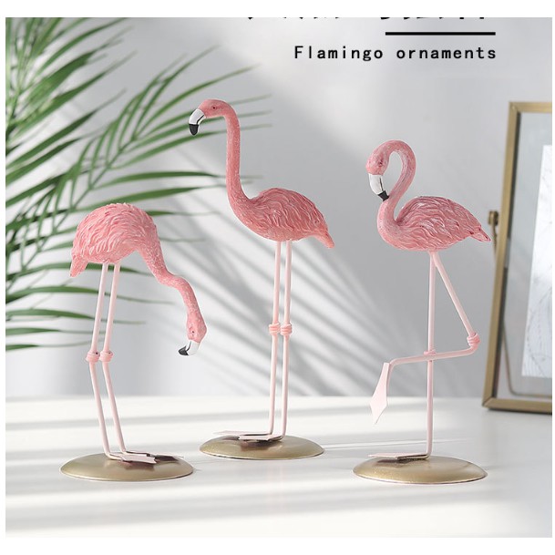 Chim hồng hạc trang trí bàn làm việc, phòng ngủ, phòng khách