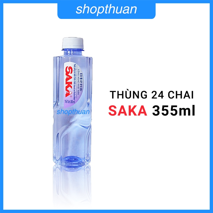 Nước Saka 355ml  thùng 24 chai  - Nước uống ion kiềm thiên nhiên - HSD 10 1 thumbnail