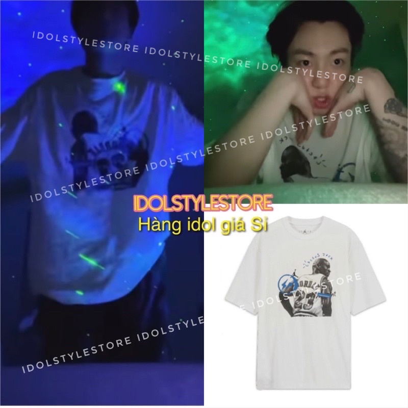 Áo thun bóng rổ JungKook BTS Haerin Newjeans