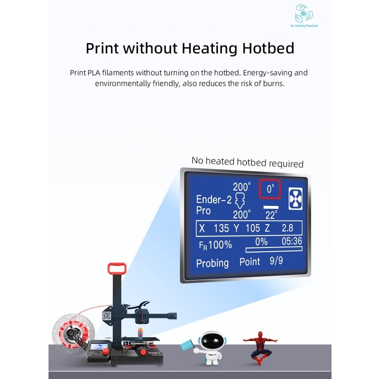 Tấm mặt bàn Ender-2 Pro Frosted Cold Printing Platform 180×170×1mm