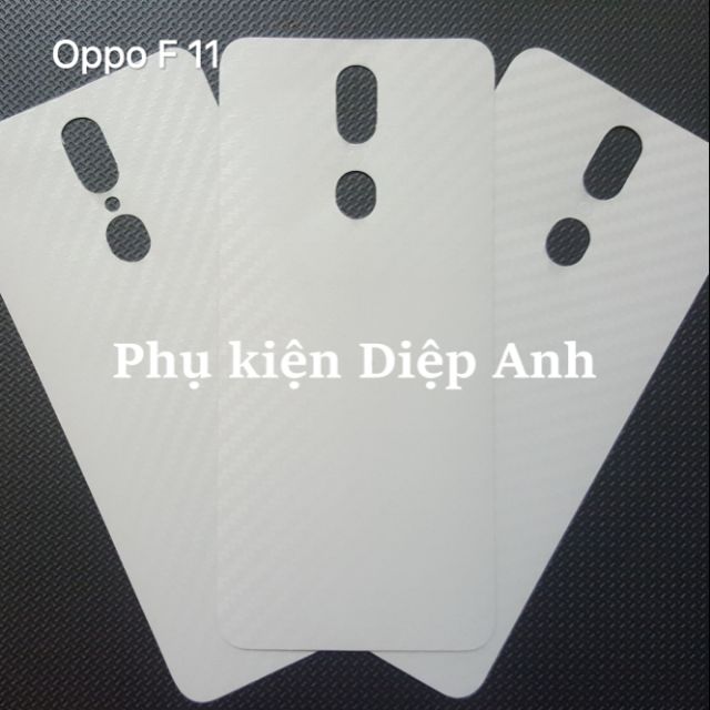 Oppo F11 | Miếng dán lưng carbon