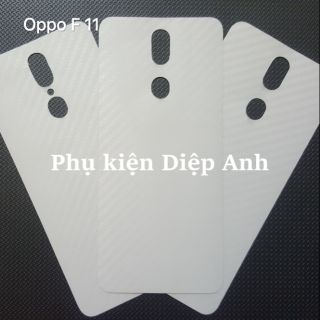 Oppo F11 | Miếng dán lưng carbon