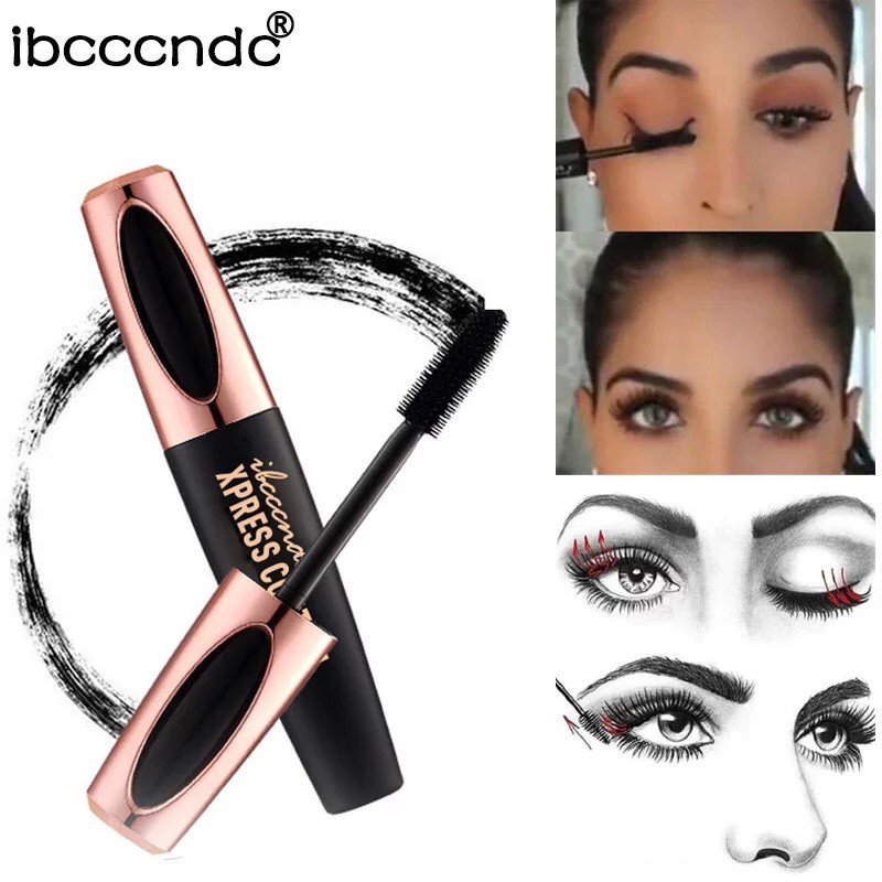 Mascara Ibcccndc 4D chuốt mi cong dài tự nhiên không thấm nước | BigBuy360 - bigbuy360.vn